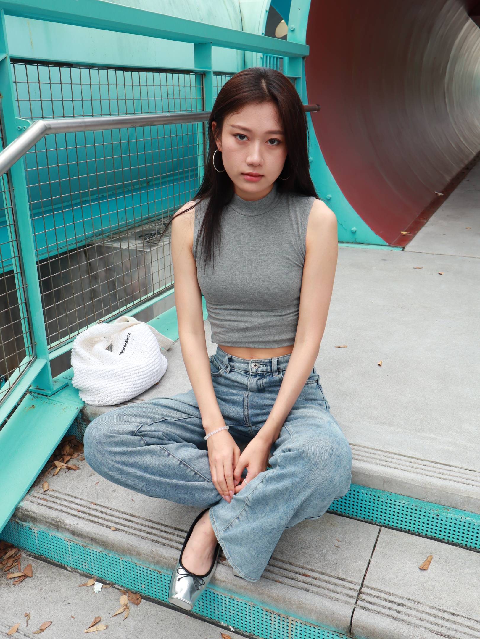 个人摄影师原创约拍 14号作品 牛仔裤 [331P-43V-5.8G]-图屿X