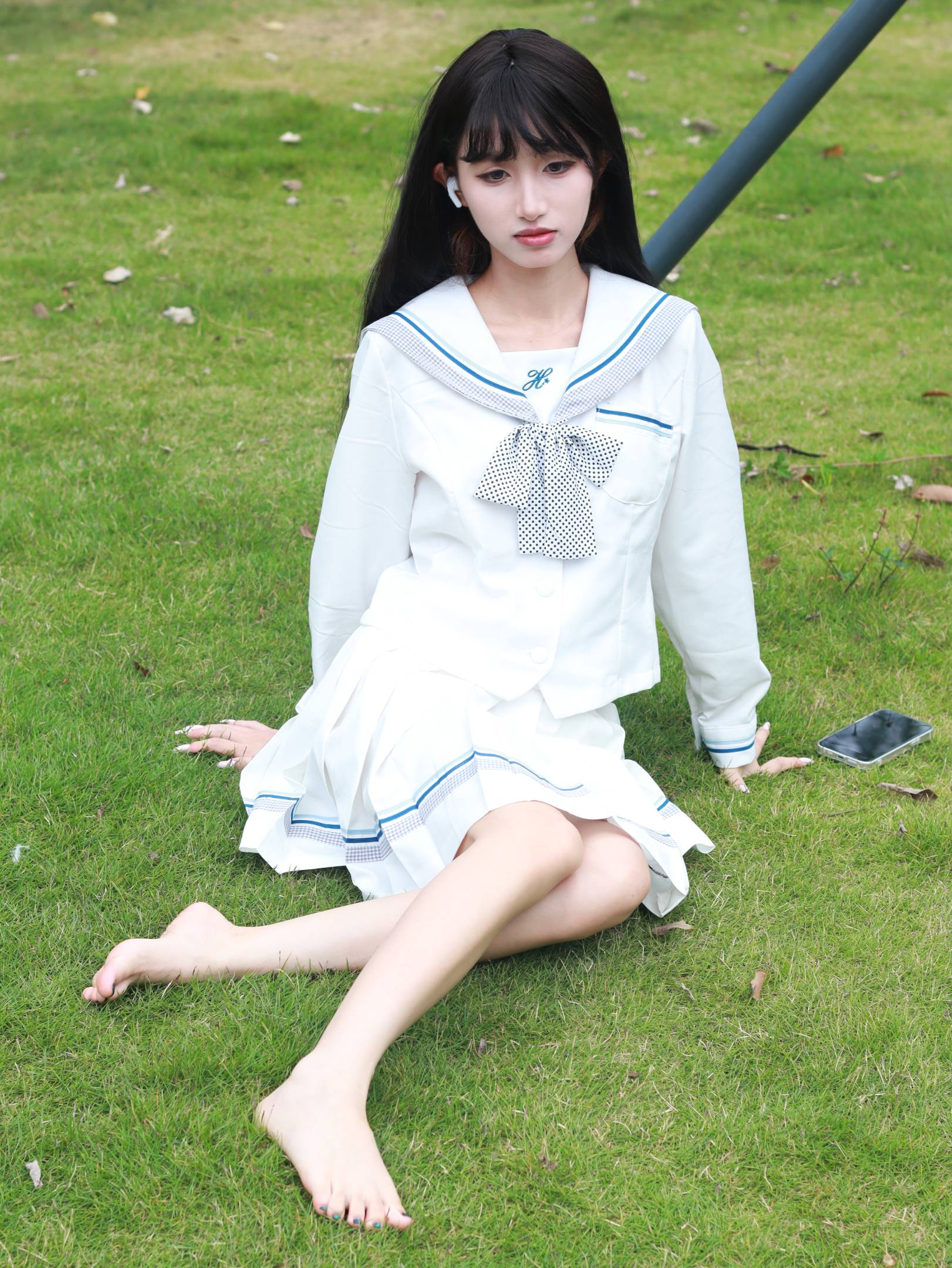 个人摄影师原创约拍 24号作品 JK长发小妹 白丝裸足 [279P-19V-6.2G]-图屿X