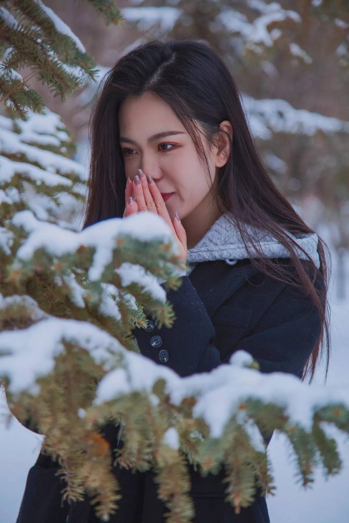 织梦映像 踏雪无痕 首次雪景拍摄，天寒地冻 [300P-1V-3.6GB]-图屿X