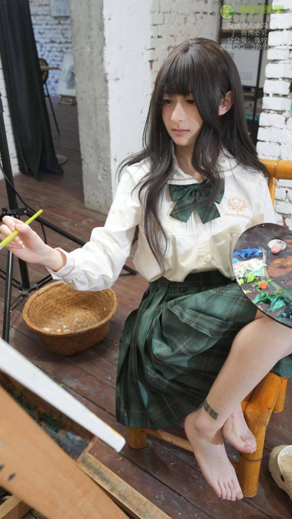 青柠映画 No.29 AN 画室JK+油画素材 [146P/336MB]-图屿X