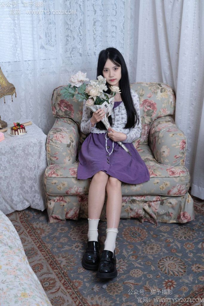 甜予摄影 NO.009 胡桃-皮鞋、白棉袜、裸足 [122P-2V-10.1GB]-图屿X