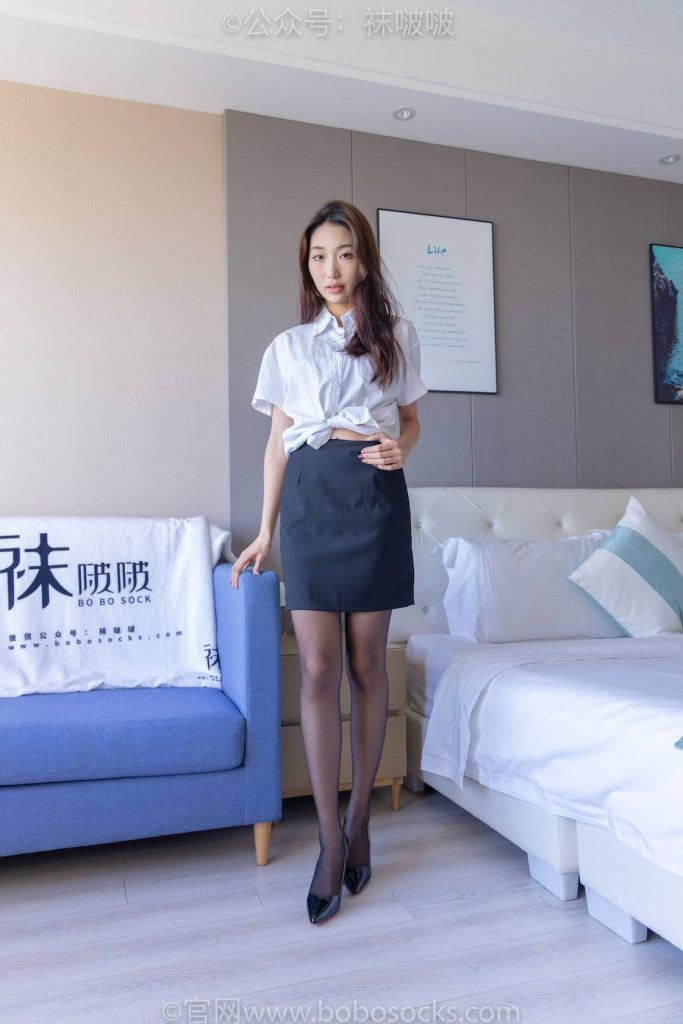 BoBoSocks袜啵啵 NO.049 果果-OL制服、高跟鞋、黑丝 [140P-1V-6.7GB]-图屿X