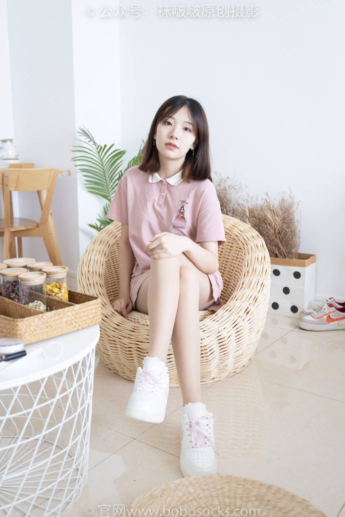 BoBoSocks袜啵啵 NO.163 小甜豆-空军一号板鞋、白棉袜、肉丝 [135P-1V-5.9GB]-图屿X