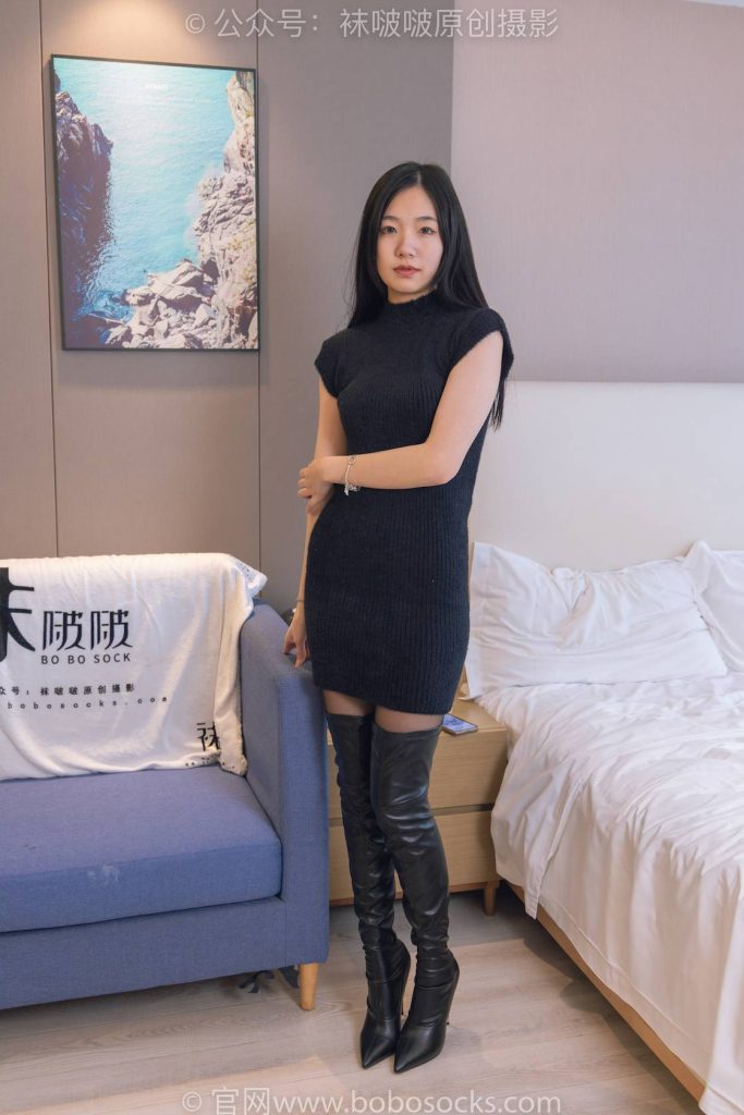 BoBoSocks袜啵啵 NO.194 小甜豆-高跟长靴、凉鞋、黑丝、裸足 [140P-1V-6.4GB]-图屿X