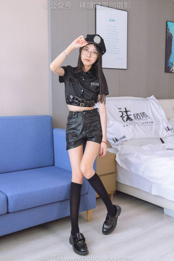 BoBoSocks袜啵啵 NO.198 稚予-皮鞋、黑色小腿袜、高跟鞋、肉丝 [138P-1V-5.7GB]-图屿X