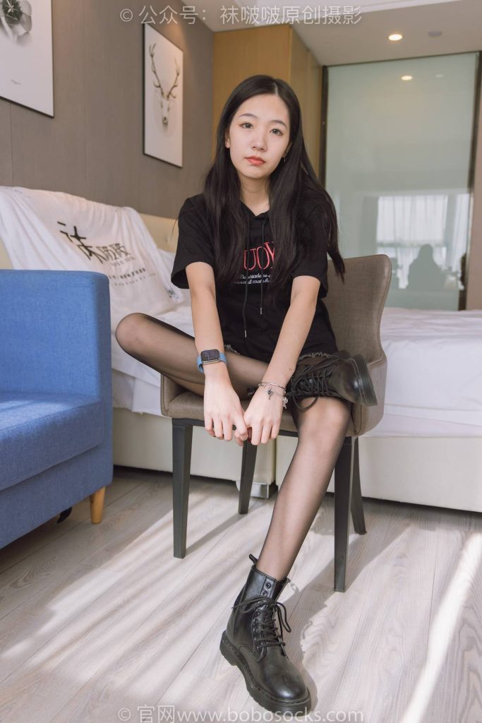 BoBoSocks袜啵啵 NO.203 小甜豆 三双靴子、黑丝、网袜 [144P-1V-5.8GB]-图屿X