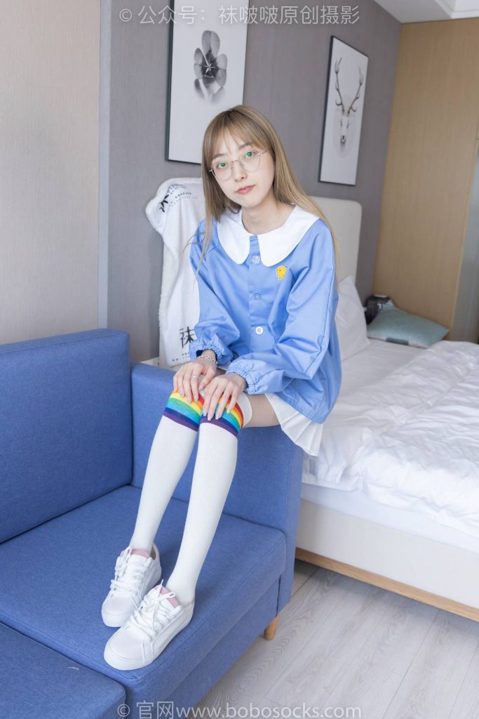 BoBoSocks袜啵啵 NO.229 稚予-板鞋、皮鞋、两双大腿袜 [155P-1V-5.9GB]-图屿X