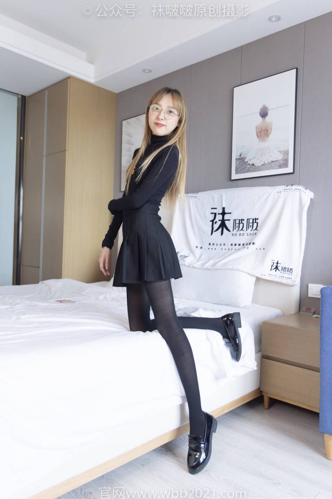 BoBoSocks袜啵啵 NO.255 稚予-皮鞋、厚黑丝 [145P-1V-5.4GB]-图屿X