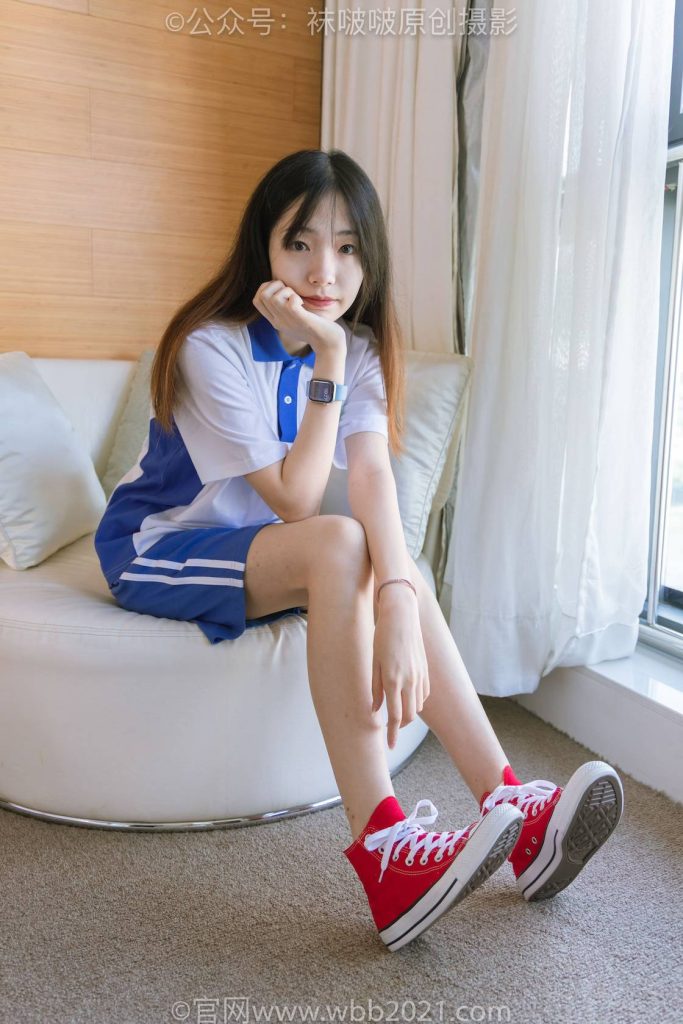 BoBoSocks袜啵啵 NO.336 小甜豆-校服、帆布鞋、白棉袜、裸足 [140P-1V-6.7GB]-图屿X