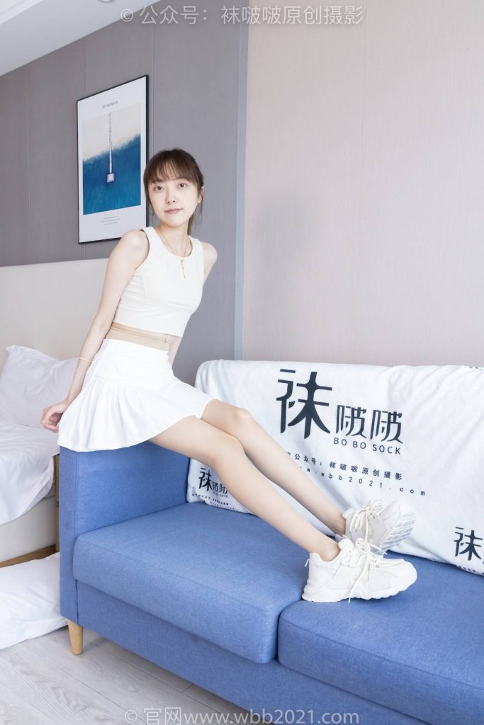 BoBoSocks袜啵啵 NO.424 稚予-运动鞋、白棉袜、肉丝、腰丝 [140P-1V-5.5GB]-图屿X