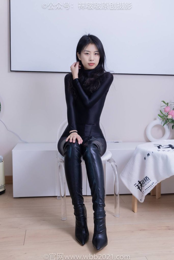 BoBoSocks袜啵啵 NO.448 奶油 高跟长靴、肉丝、连体泳衣裤里丝 [209P-1V-10.2GB]-图屿X