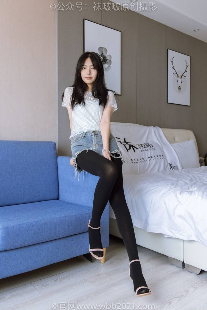 BoBoSocks袜啵啵 NO.459 小甜豆-高跟凉鞋、厚黑丝、踩包子和橘子 [150P-1V-9.0GB]-图屿X