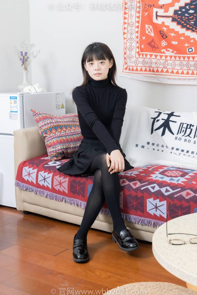 BoBoSocks袜啵啵 NO.466 糯米 皮鞋、厚黑丝（花絮版） [140P-1V-7.1GB]-图屿X