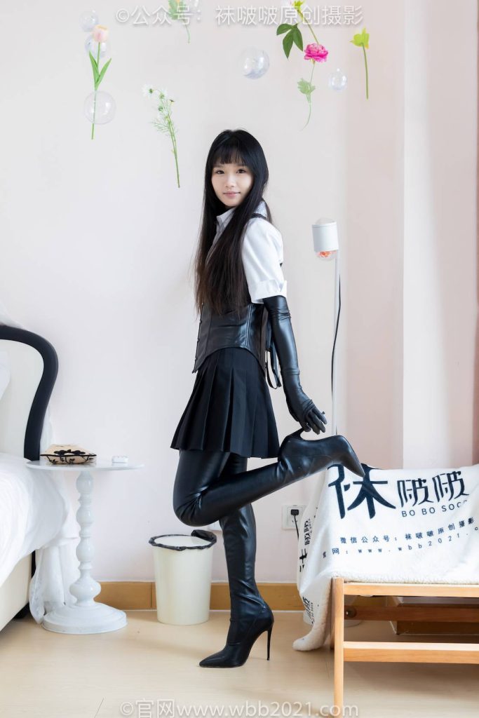 BoBoSocks袜啵啵 NO.499 甜甜圈 高跟长靴、踩脚裤、厚黑丝、裤里丝 [144P-1V-6.4GB]-图屿X