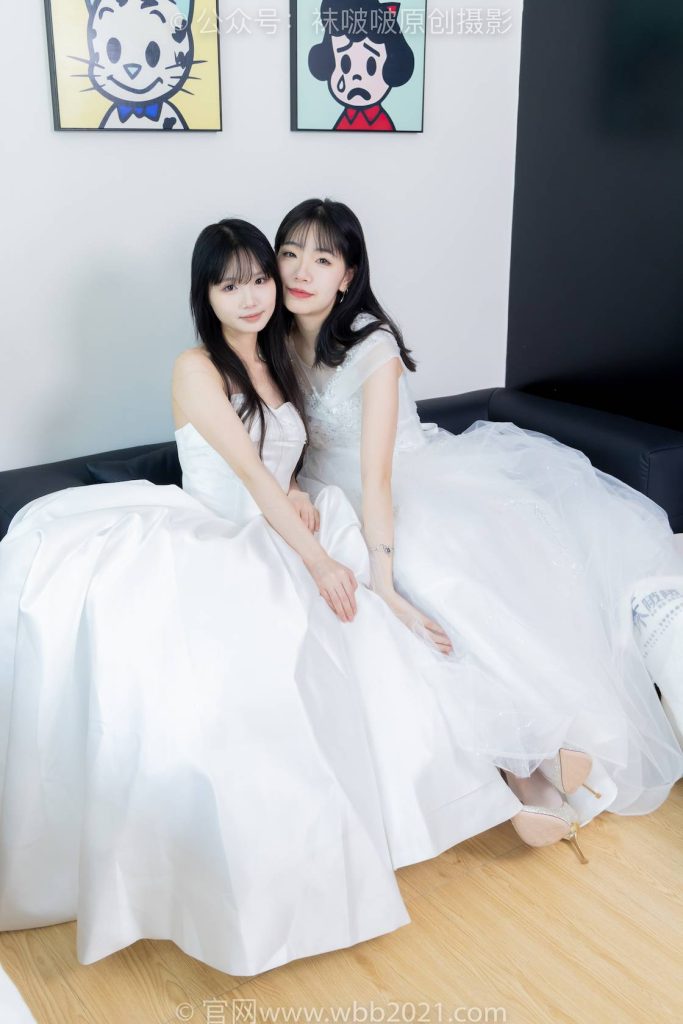 BoBoSocks袜啵啵 NO.510 小甜豆&甜甜圈 高跟鞋、肉丝白丝、婚纱 [172P-1V-7.0GB]-图屿X