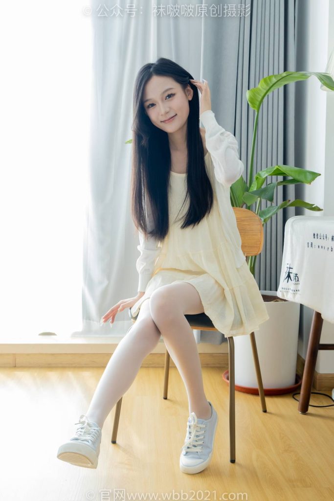 BoBoSocks袜啵啵 NO.517 焦糖 帆布鞋、薄白丝（脚尖加固款） [147P-1V-5.3GB]-图屿X