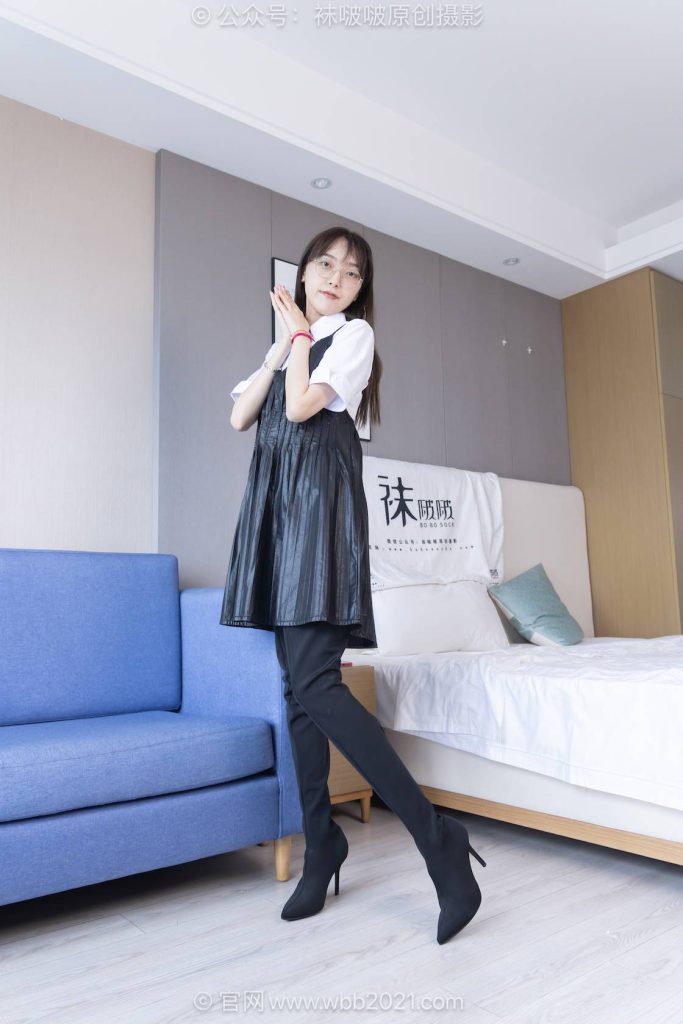 BoBoSocks袜啵啵 NO.630 稚予 高跟长靴、高跟鞋、灰丝、黑丝、裸足 [150P-1V-6.3GB]-图屿X