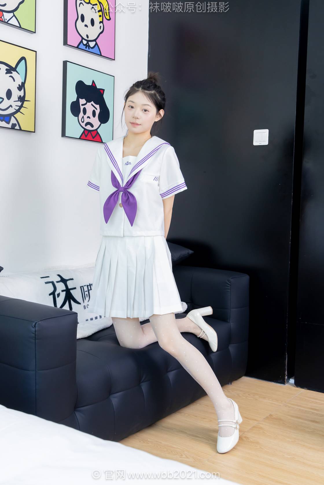 BoBoSocks袜啵啵 NO.638 糯米-高跟鞋、凉鞋白丝肉丝、裸足、jk制服 [146P-1V-5.9GB]-图屿X