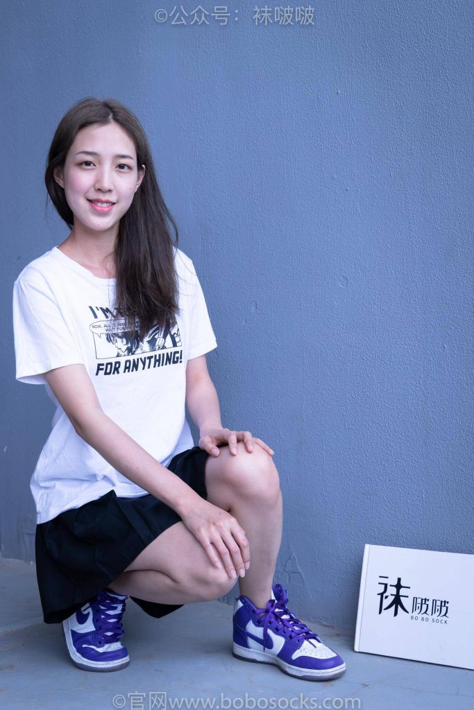 BoBoSocks袜啵啵 积分限定作品 NO.002 泡芙- AJ、白色棉质船袜、裸足 [135P-1.2GB]-图屿X