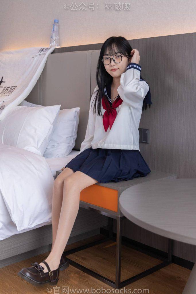 BoBoSocks袜啵啵 积分限定作品 NO.005 稚予-JK制服、皮鞋、油亮肉丝 [133P-1V-4.1GB]-图屿X