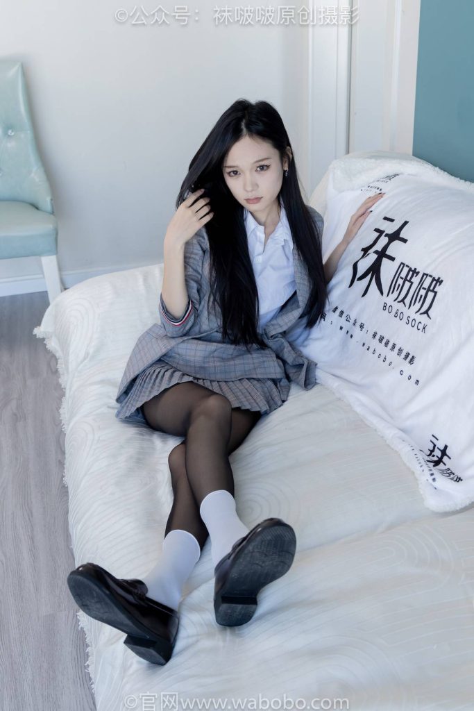 BoBoSocks袜啵啵 NO.646 焦糖-皮鞋、白棉袜、薄黑丝、撕丝袜的剧情 [163P-1V-8.1GB]-图屿X