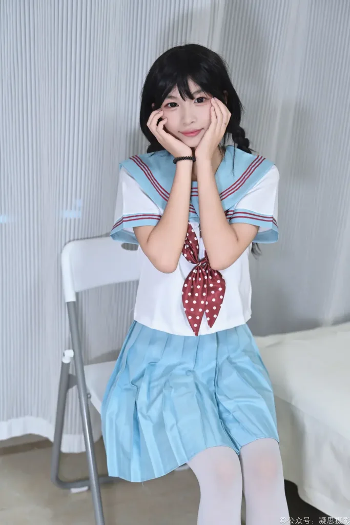 凝思摄影 NO.053 沅沅 jk制服、白丝、室内鞋 [140P-1V-5.5GB]-图屿X