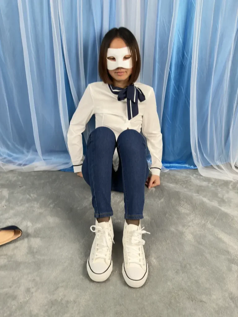 三禾摄影 NO.024 牛仔裤里丝 帆布鞋 高跟 [201P-2.0GB]-图屿X