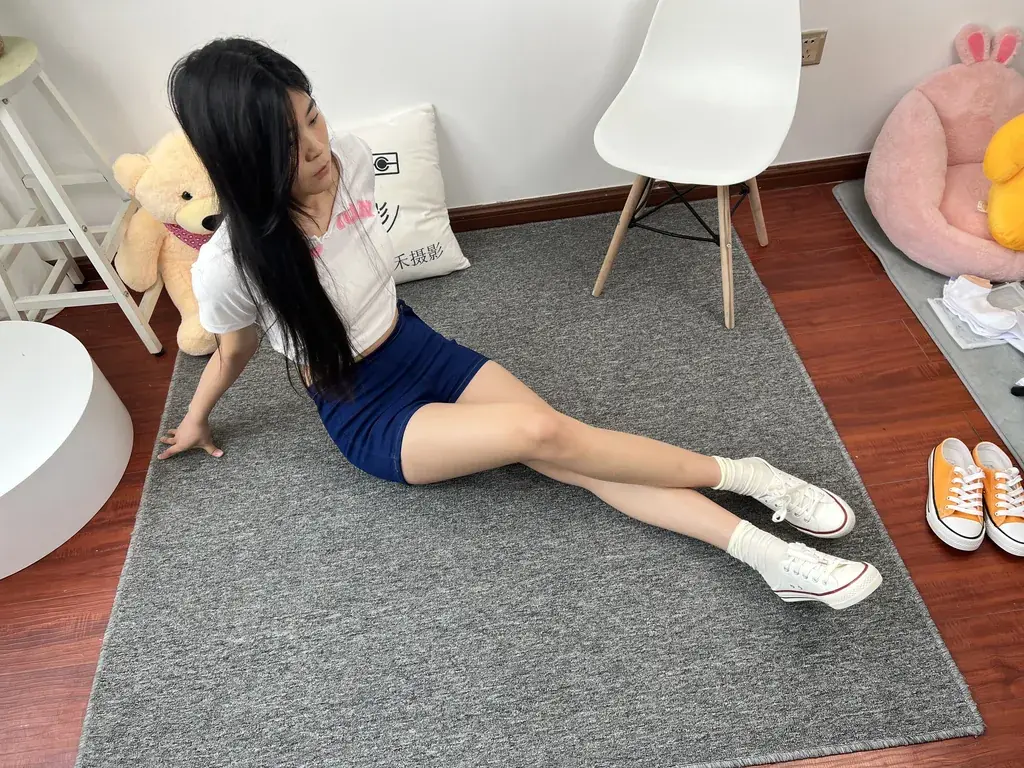 三禾摄影 NO.027 牛仔短裤 棉袜 帆布鞋 [213P-1V-1.2GB]-图屿X