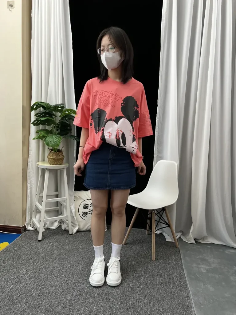 三禾摄影 NO.035 牛仔裙 棉袜 小白鞋 [185P-2V-4.2GB]-图屿X