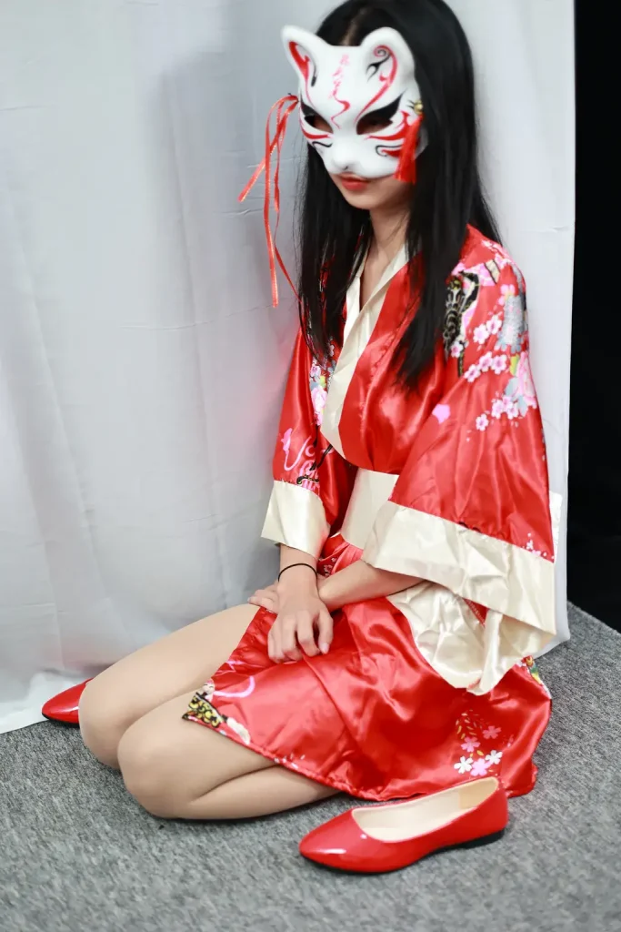 三禾摄影 NO.052 和服 黑丝 肉丝 平底鞋 [226P-1V-3.1GB]-图屿X