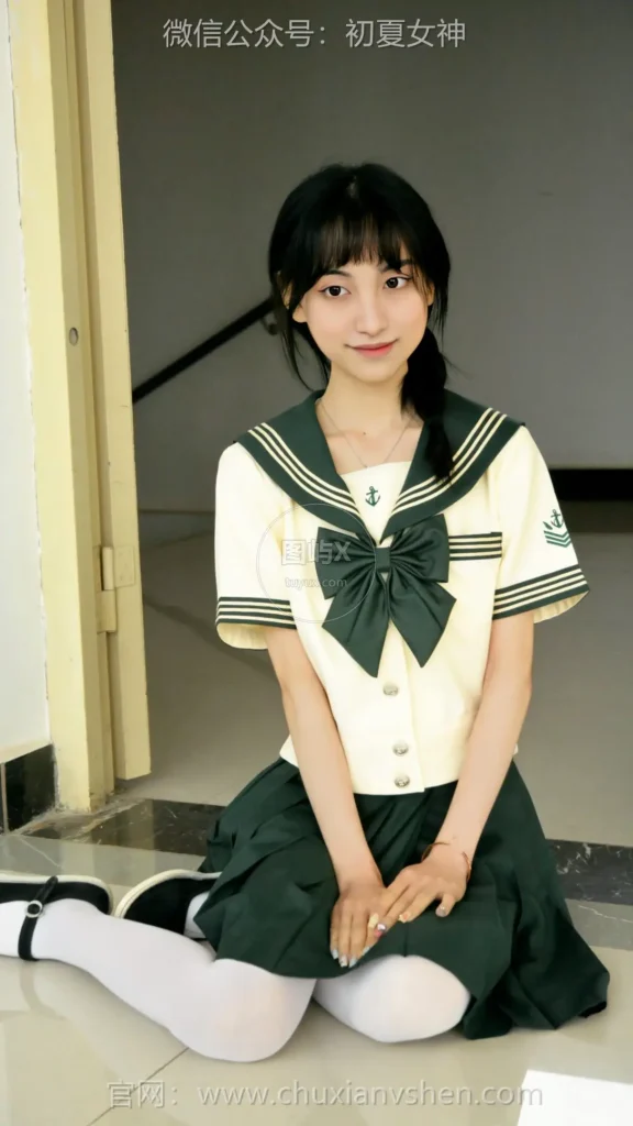 初夏女神 NO.104 柒柒 绿色水手服 [140P-1V-4.8GB]-图屿X