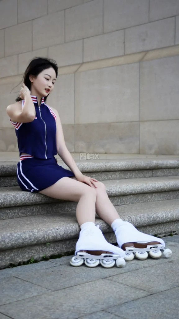 初夏女神 NO.241 双双 溜冰女孩 [140P-1V-4.9GB]-图屿X