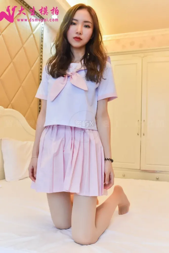 大生模拍 NO.107 粉嫩学生装 [49P-70MB]-图屿X