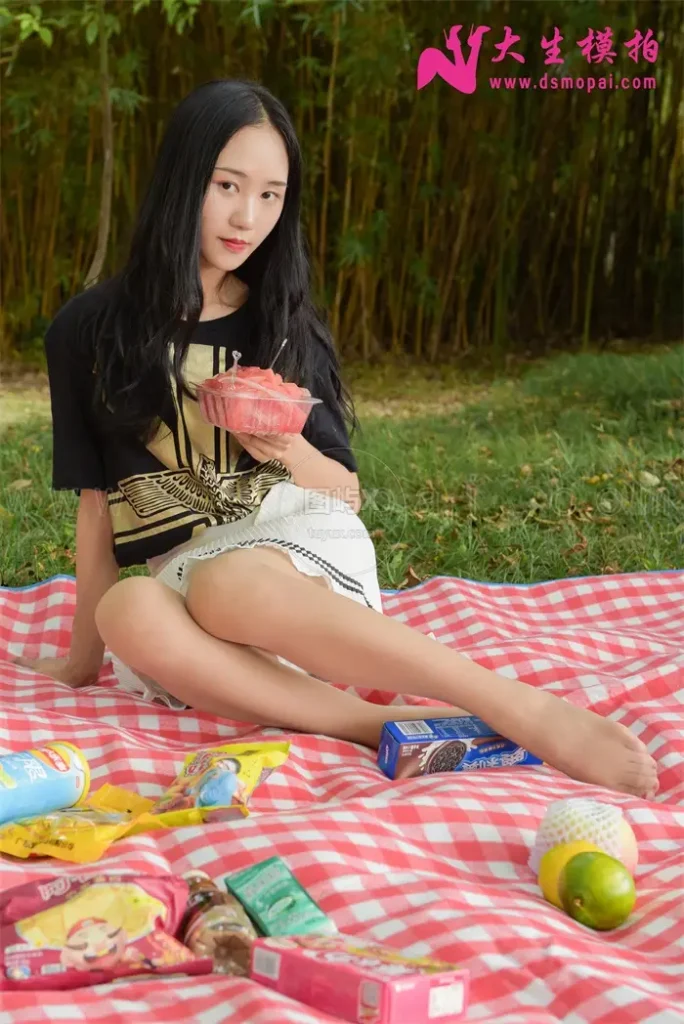 大生模拍 NO.144 菲菲 假日野餐 [63P-1V-473MB]-图屿X