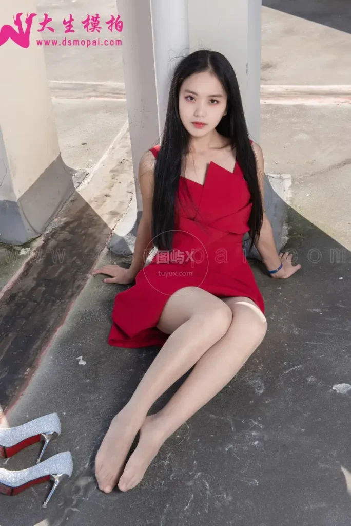 大生模拍 NO.155 小尹 红衣少女 [39P-202MB]-图屿X