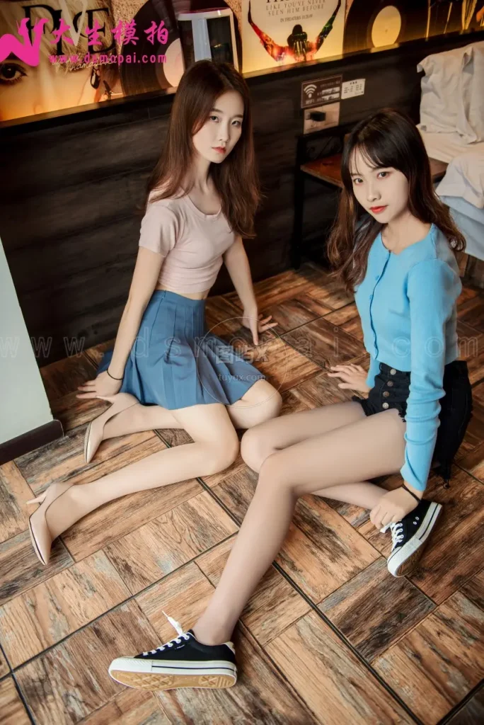 大生模拍 NO.205 雨桐&悠悠 双人丝 [68P-1V-738MB]-图屿X