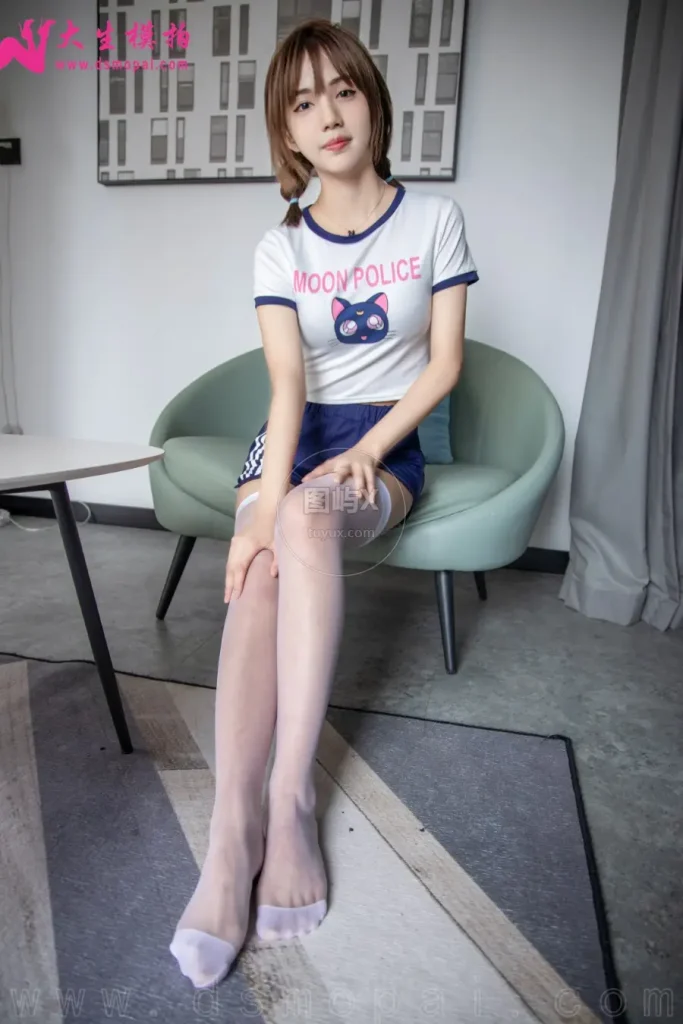 大生模拍 NO.241 肖敏 长筒白丝 [72P-571MB]-图屿X