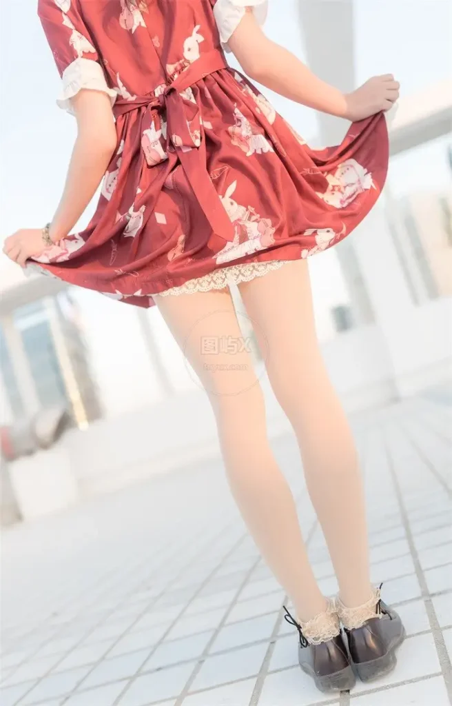 风之领域 No.154 街道上的红裙肉丝女孩 [47P-136MB]-图屿X