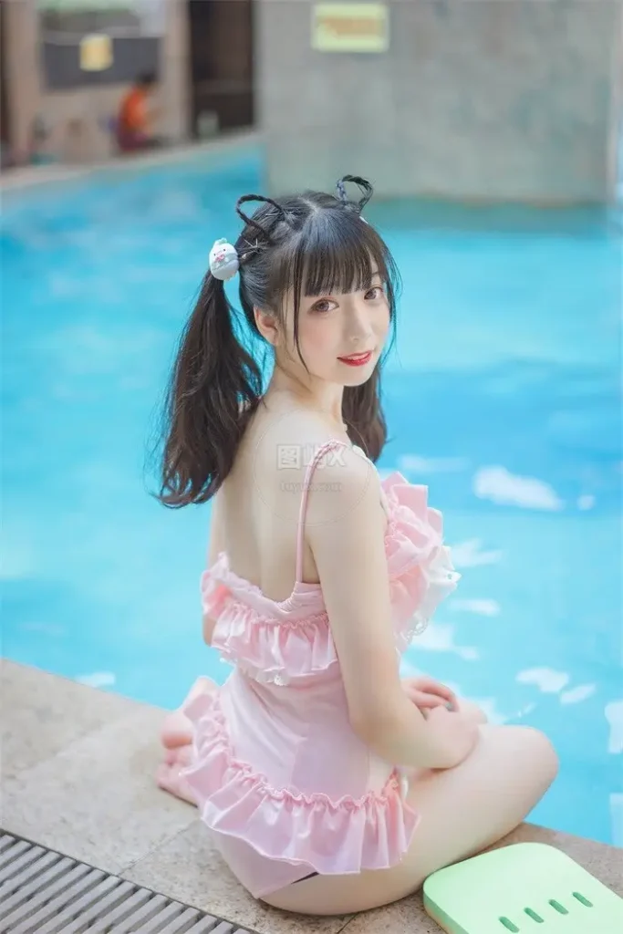 风之领域 No.173 粉色兔子泳装少女 [41P-267MB]-图屿X