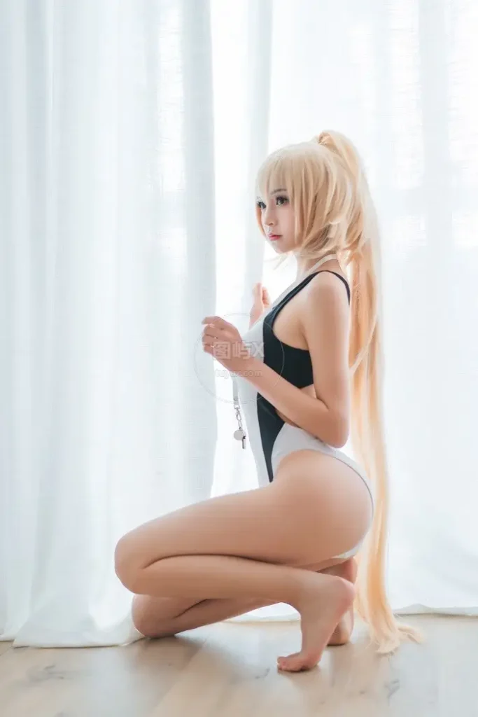 风之领域 No.181 黑白条纹泳装 [39P-363MB]-图屿X