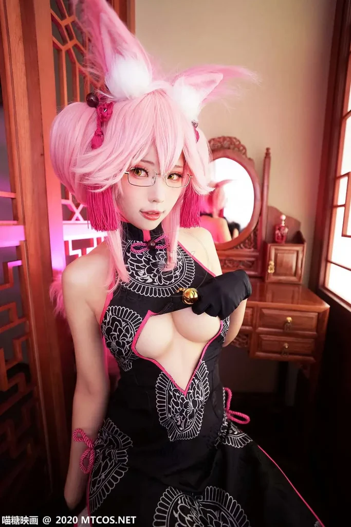 喵糖映画 HML.024 玉藻狐旗袍 [33P-559MB]-图屿X