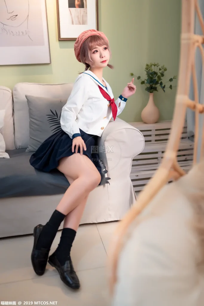 喵糖映画 SPL.011 绿民俗JK [40P-554MB]-图屿X