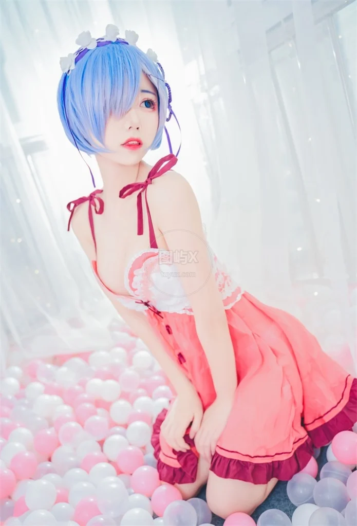 喵糖映画 VOL.018 猫君君_MaoJun 粉嫩雷姆 [40P-517MB]-图屿X