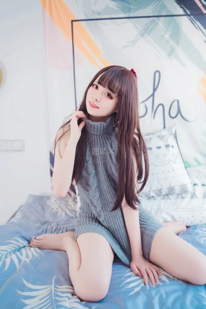 喵糖映画 VOL.030 露背毛衣 [39P-737MB]-图屿X