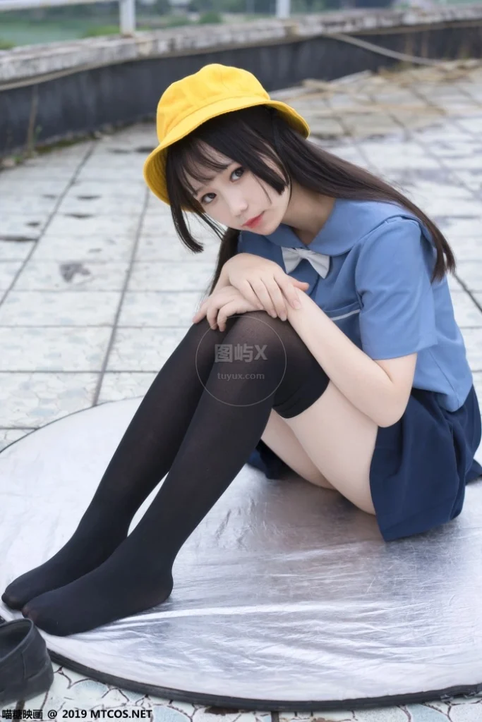 喵糖映画 VOL.070 半度度度喵 小黄帽女孩 [48P-377MB]-图屿X