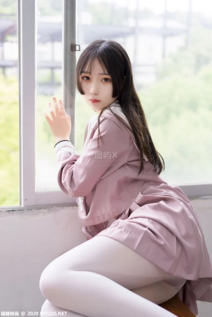 喵糖映画 VOL.074 半度度度喵 粉色JK小姐姐 [49P-323MB]-图屿X