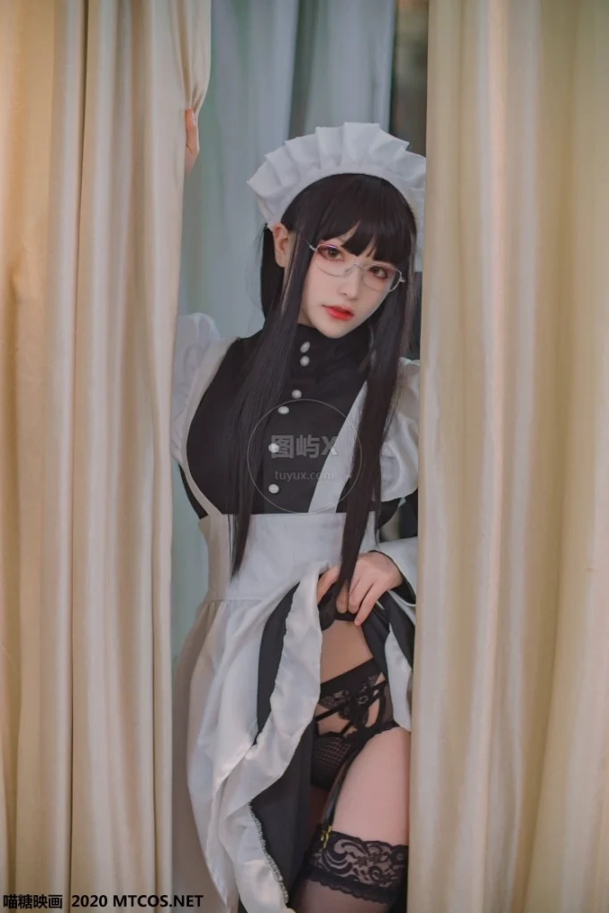 喵糖映画 VOL.120 女仆眼镜娘 [36P-395MB]-图屿X