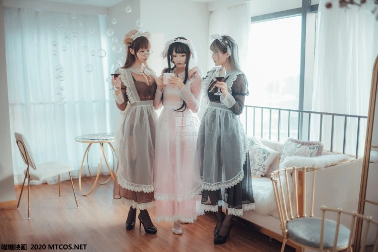 喵糖映画 VOL.146 三人女仆 [33P-431MB]-图屿X