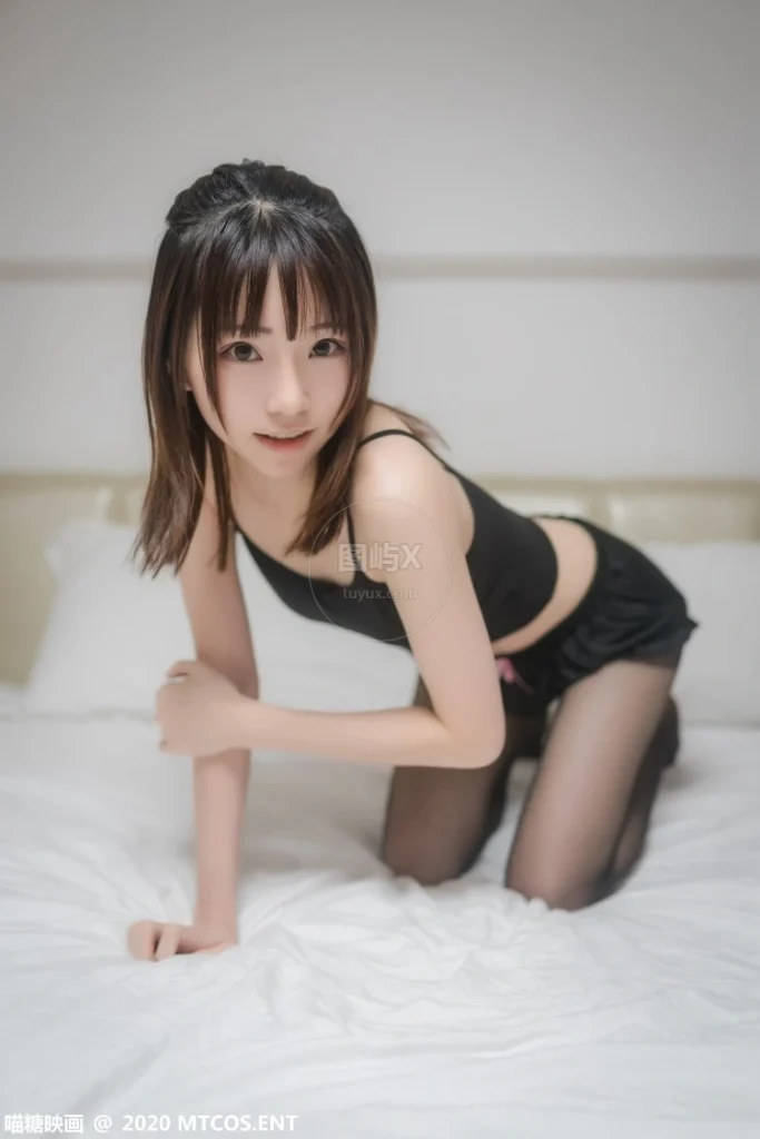 喵糖映画 VOL.164 黑色套装 [40P-150MB]-图屿X