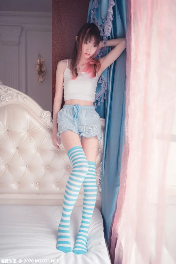 喵糖映画 VOL.275 蓝色夏日 [47P-410MB]-图屿X